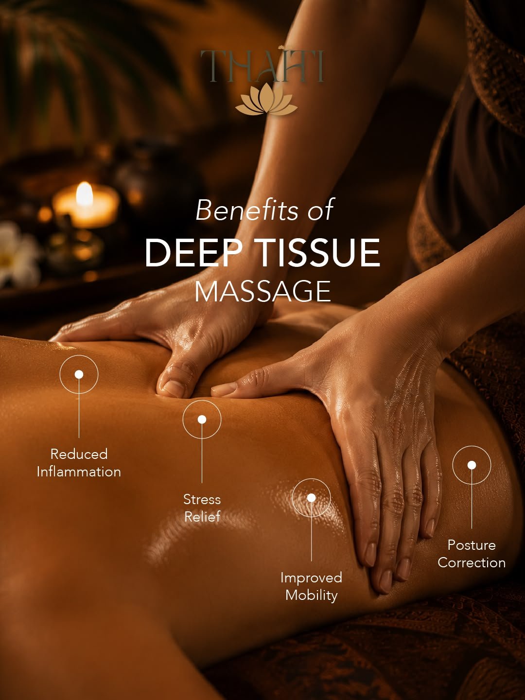 Massage Deep tissue au salon Thaïti