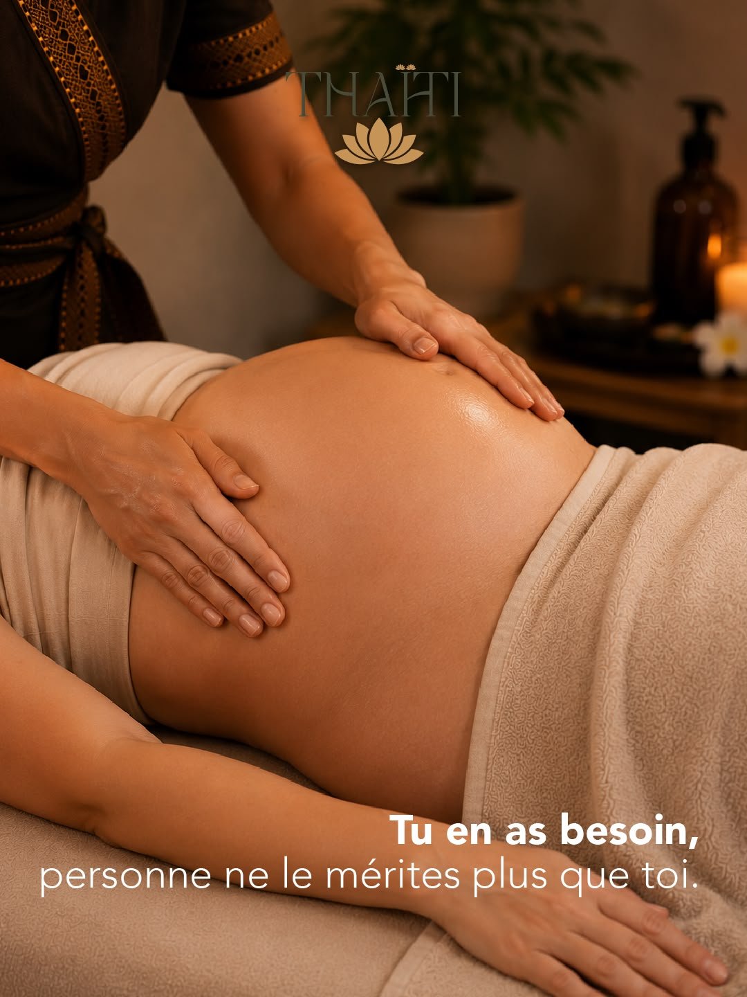 Massage Prénatal au salon Thaïti